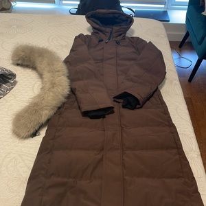 Powder Parka Long Rich Mocha Brown